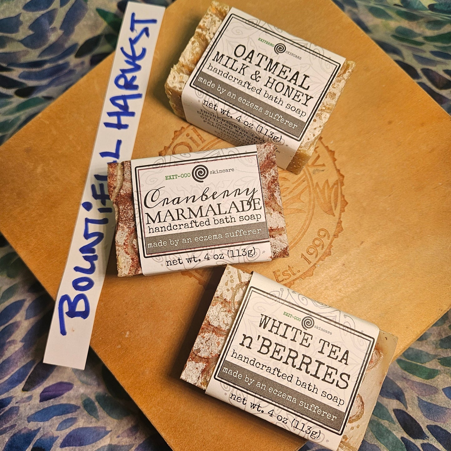 3 Bar Soap Box ~ Bountiful Harvest