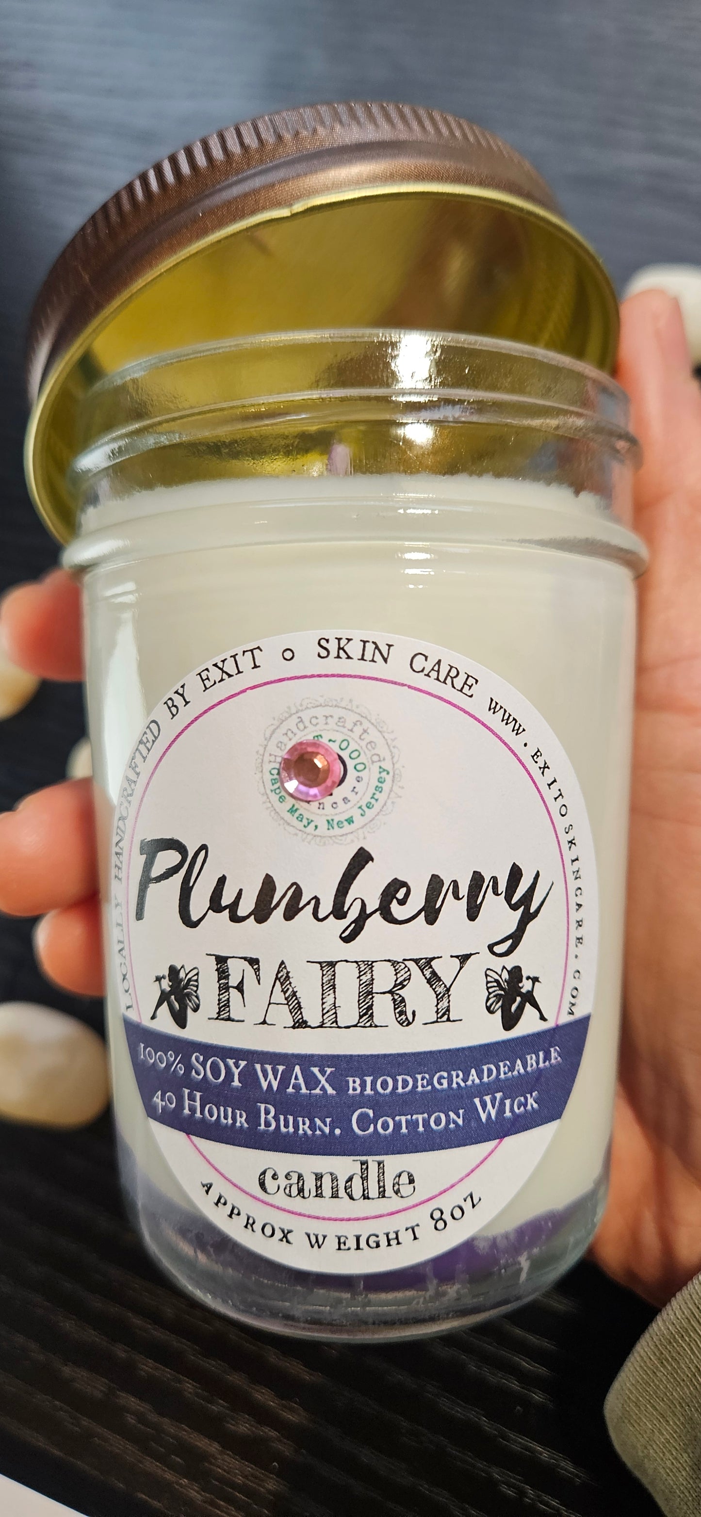 CDL: Plumberry Fairy Soy Candle 8oz