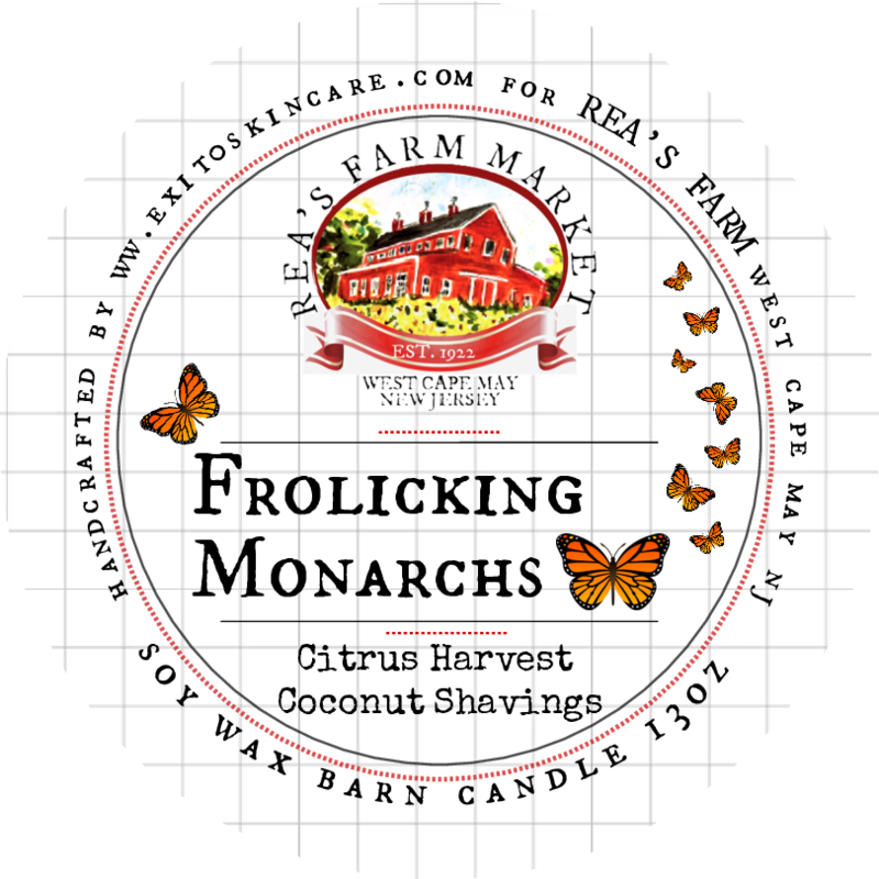 CDL:Milk Bottle Candle Frolicking Monarchs