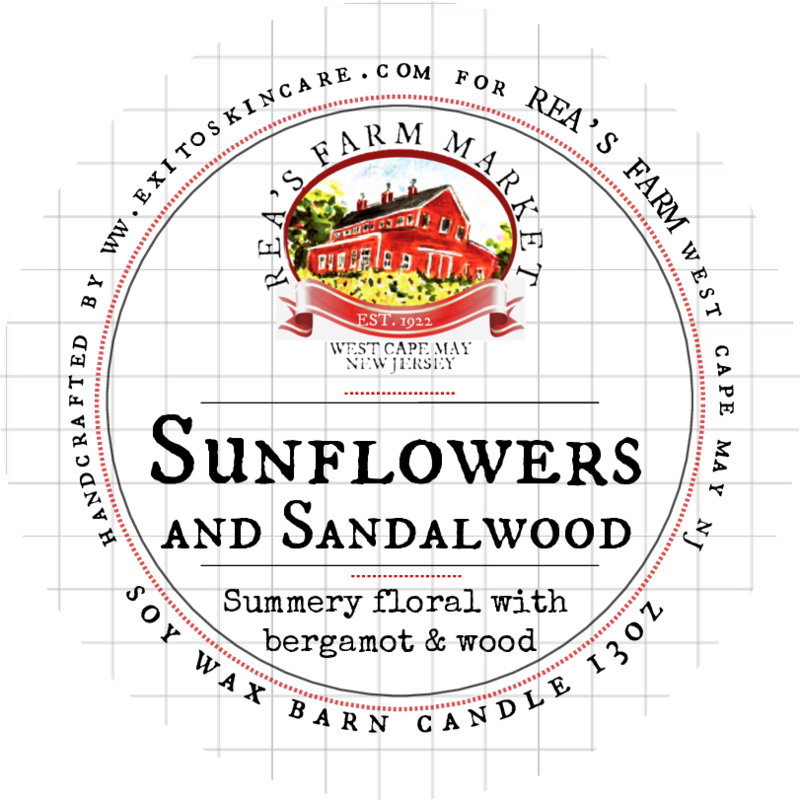 CDL:Milk Bottle Candle Sunflowers and Sandalwood