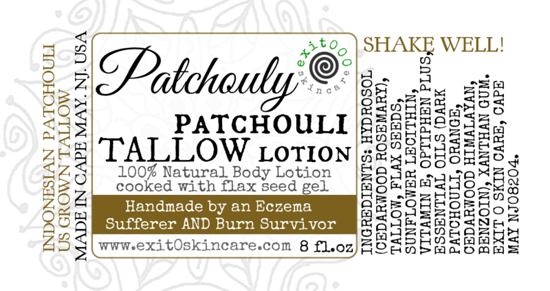 Lotion: Tallow Patchouly Patchouli NEW!