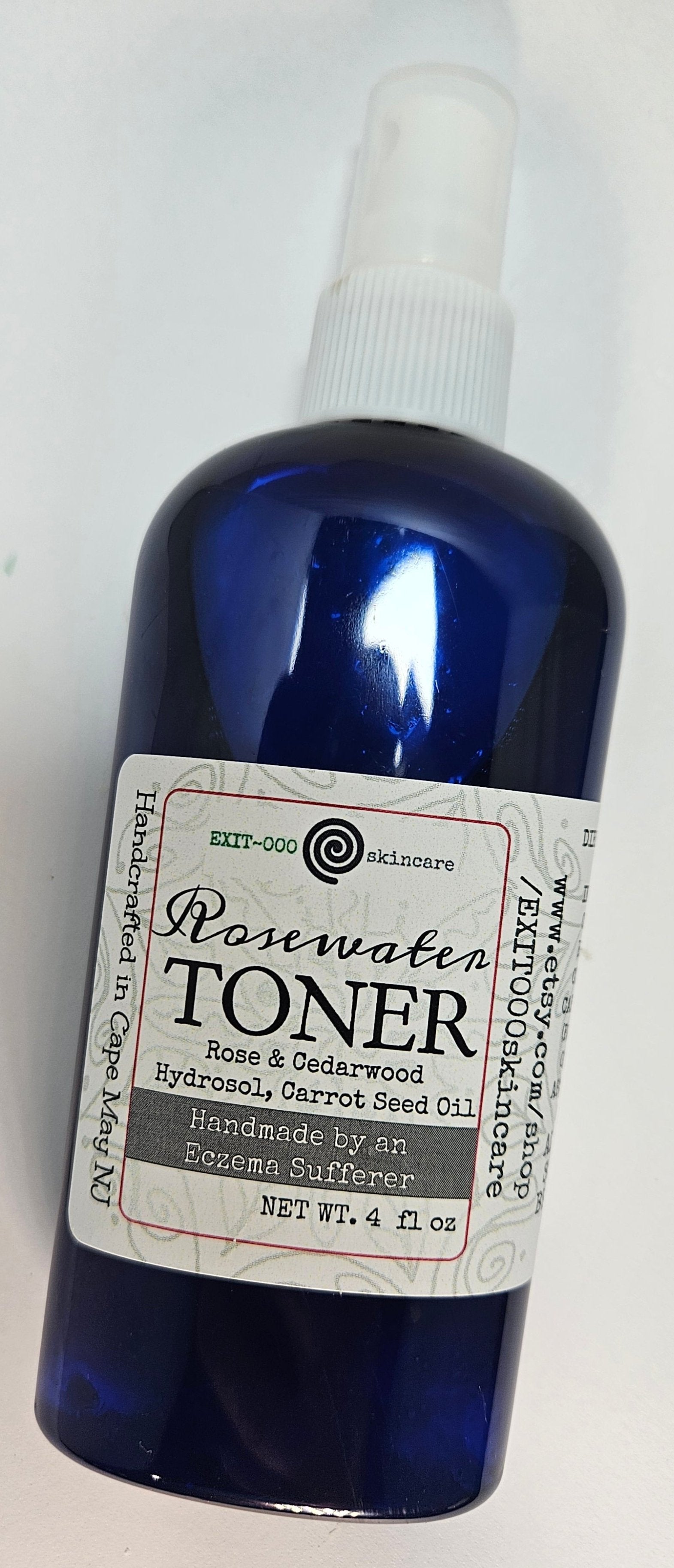 Spec: Rosewater Toner Spray – EXIT 0 SKIN CARE