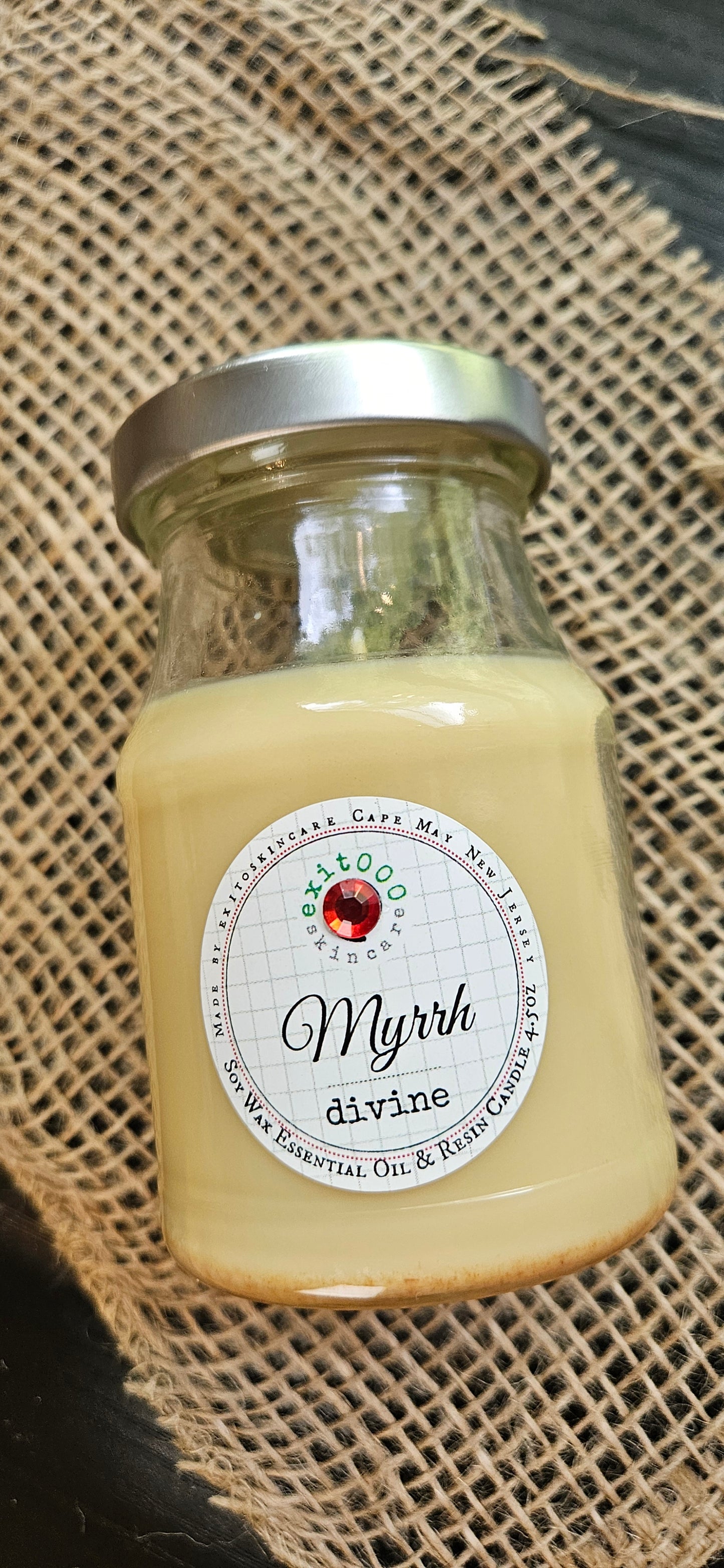 CDL: Mini Milk Bottle Myrrh Candle
