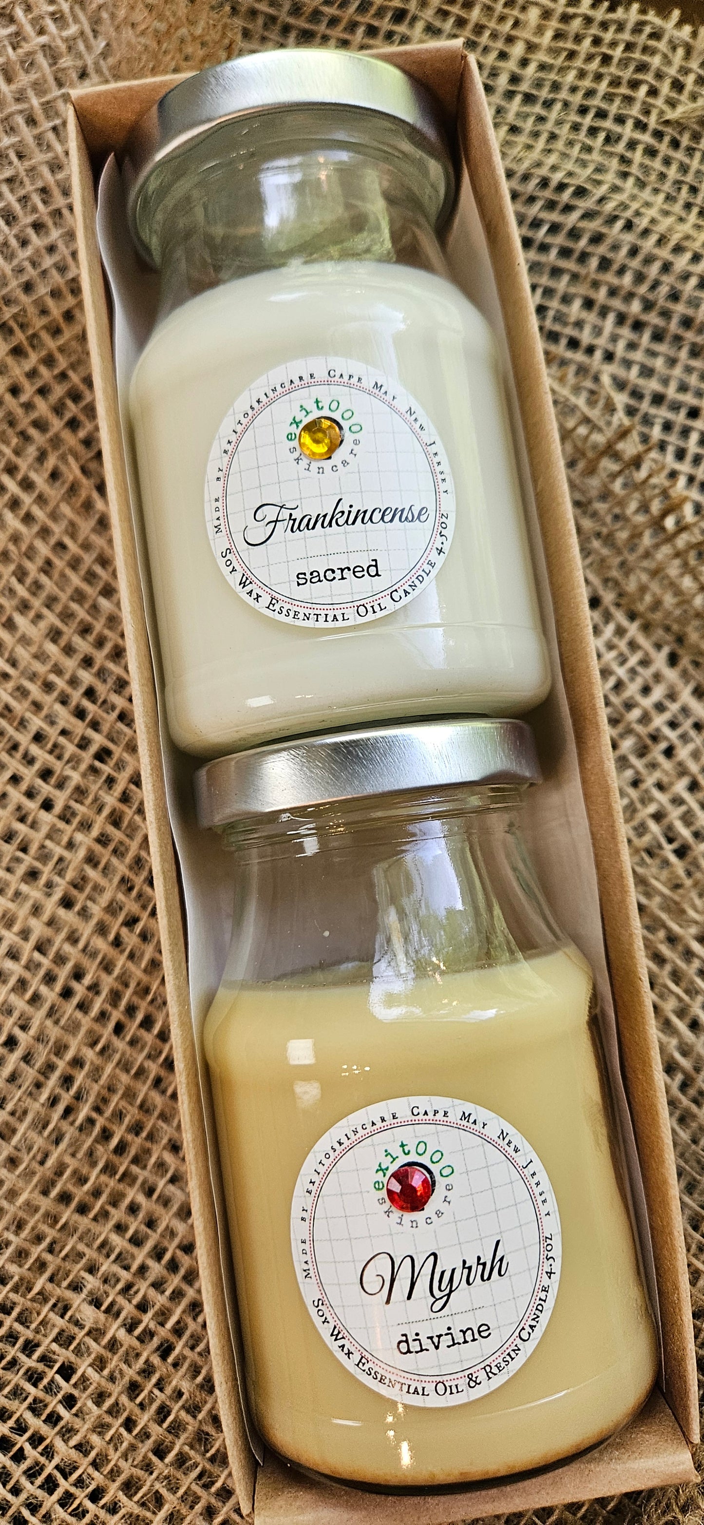 CDL: 2-Candle Set Frankincense Myrrh
