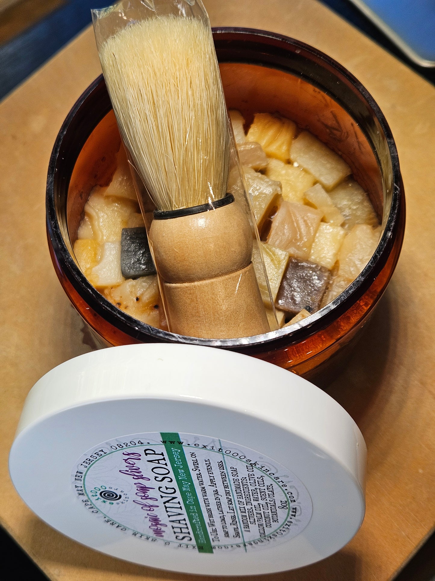 Spec: Shaving Soap Mosaic with Shaving Brush