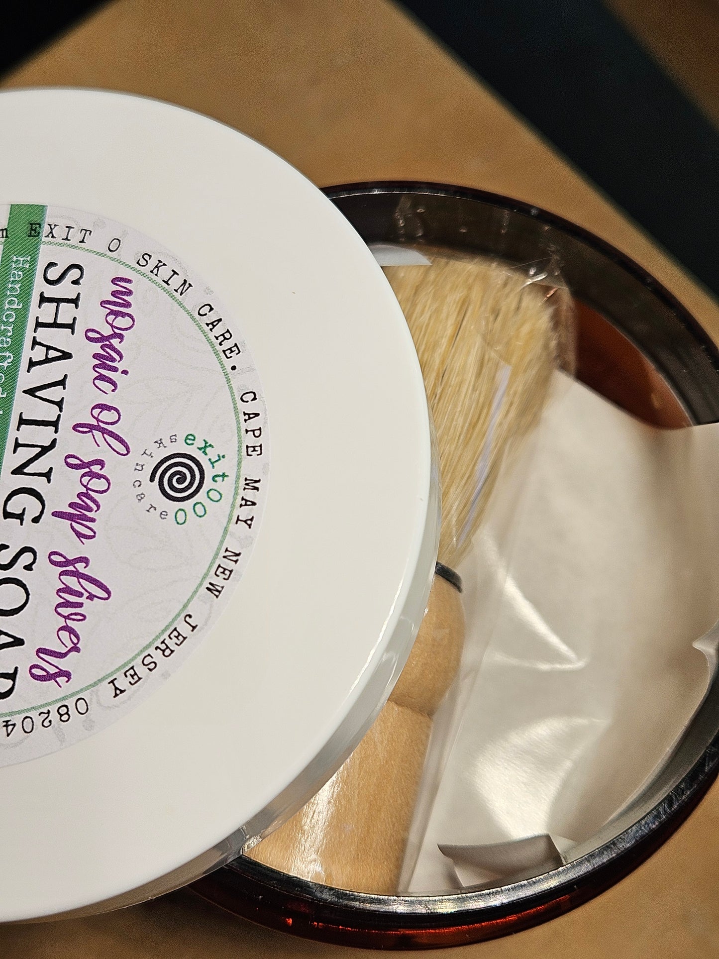 Spec: Shaving Soap Mosaic with Shaving Brush