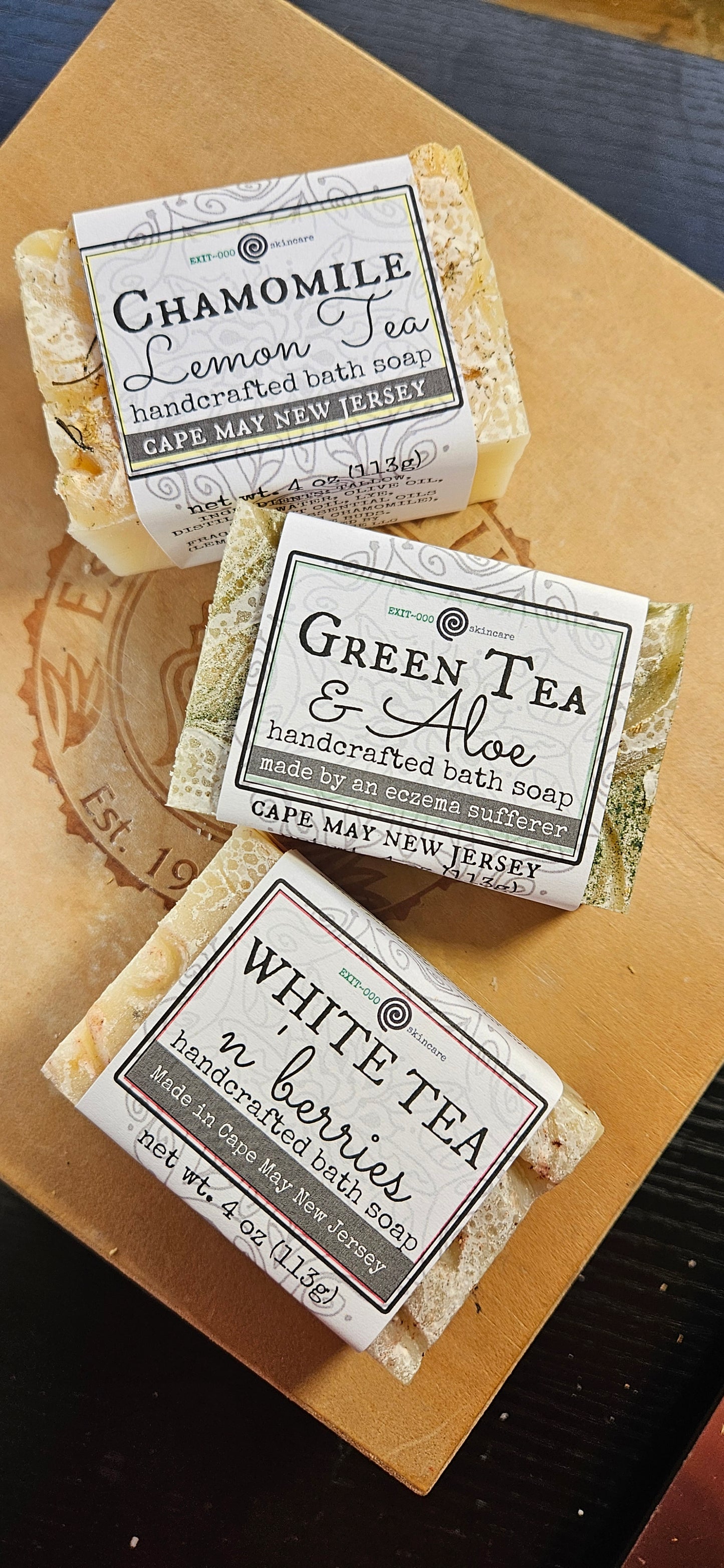 Gift: 3 Bar Soap Box ~ Happy Teas