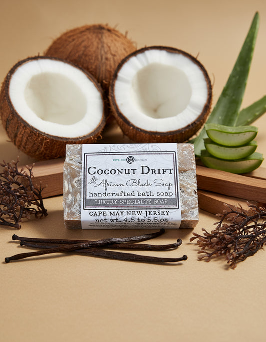 SBar: Coconut Drift African Black Soap Vegan NEW!