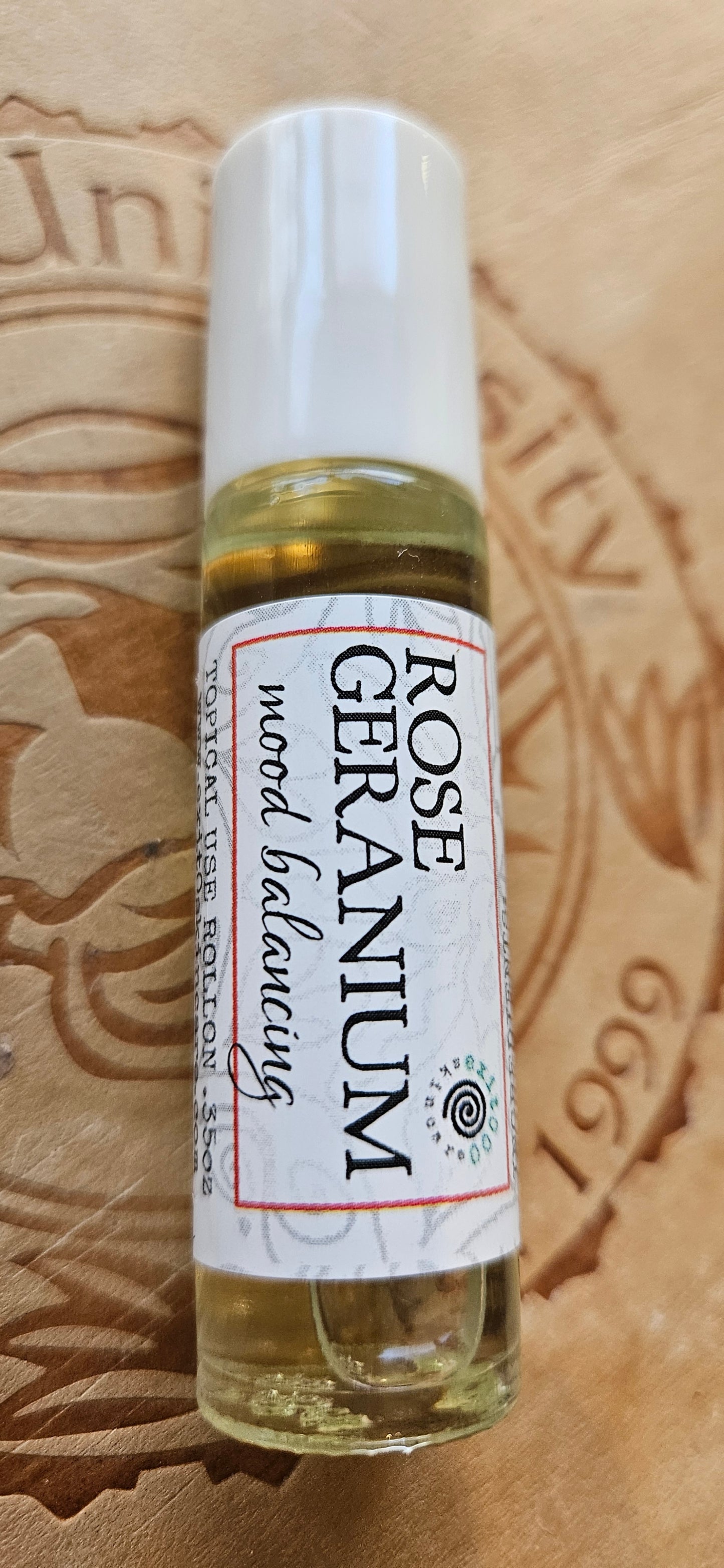 Aroma: Rose Geranium Roll-On for mood balancing support