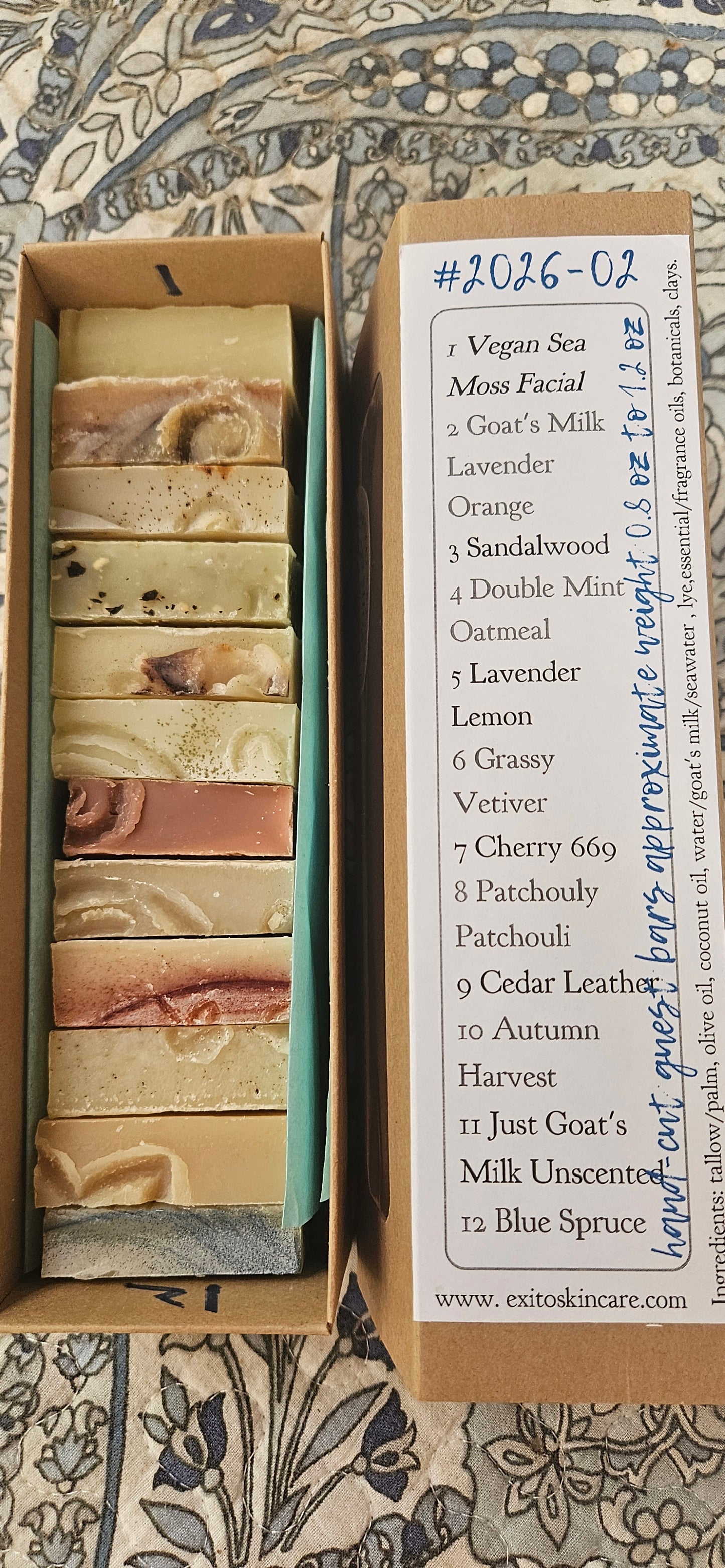 Sbar: Artisan Dozen Soap Sampler 2026-02