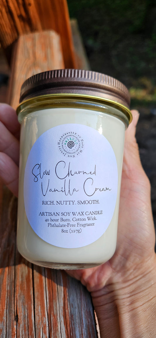 CDL: Slow Churned Vanilla Cream Soy Candle