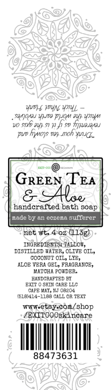 SBar: Green Tea & Aloe NEW!