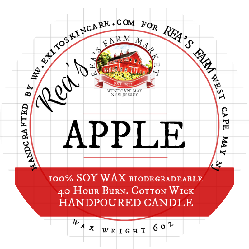 CDL: Apple Soy Candle 8oz Rea's