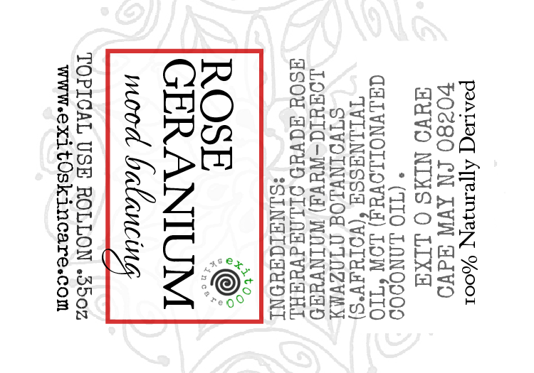 Aroma: Rose Geranium Roll-On for mood balancing support