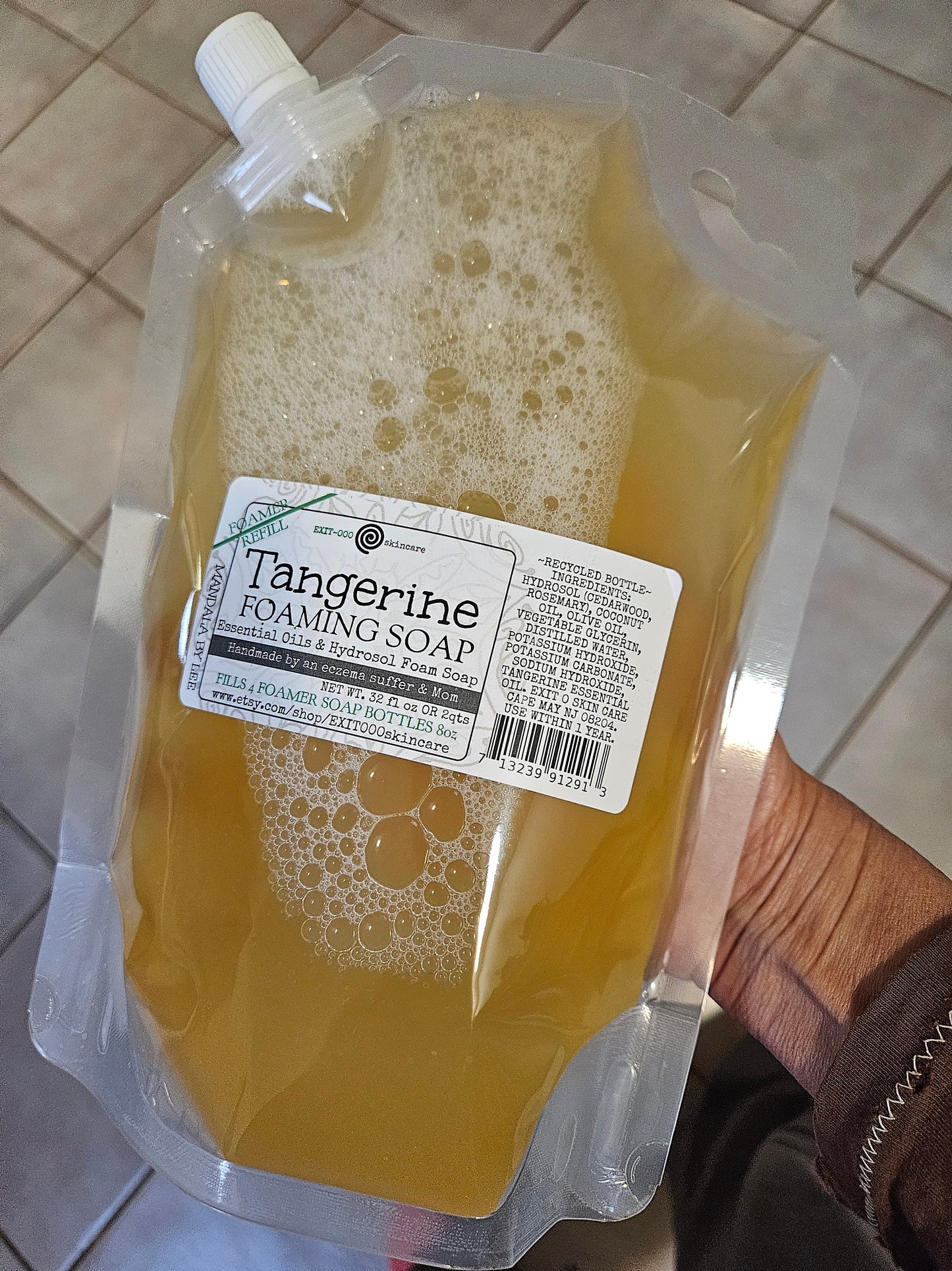 LiqSp: Tangerine Foaming Soap