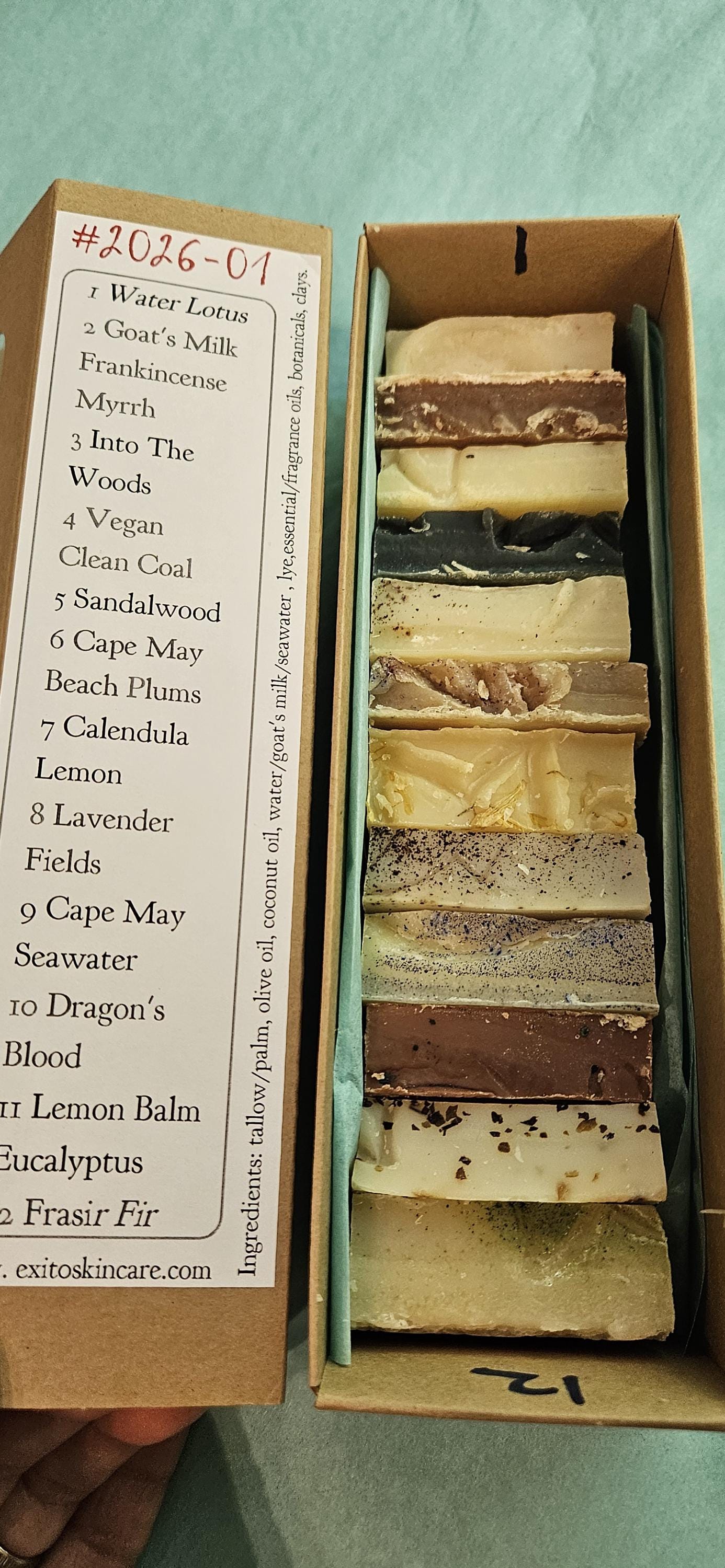 Sbar: Artisan Dozen Soap Sampler 2026-01