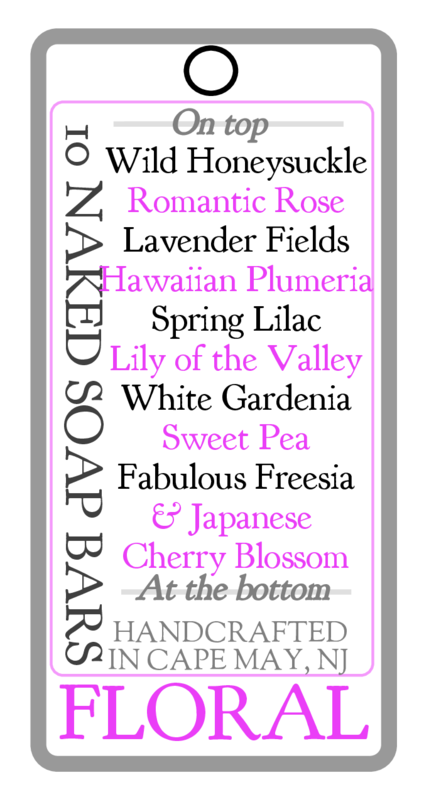 SBar: 10 Bar TOTE Special NAKED Bars ~ FLORALS