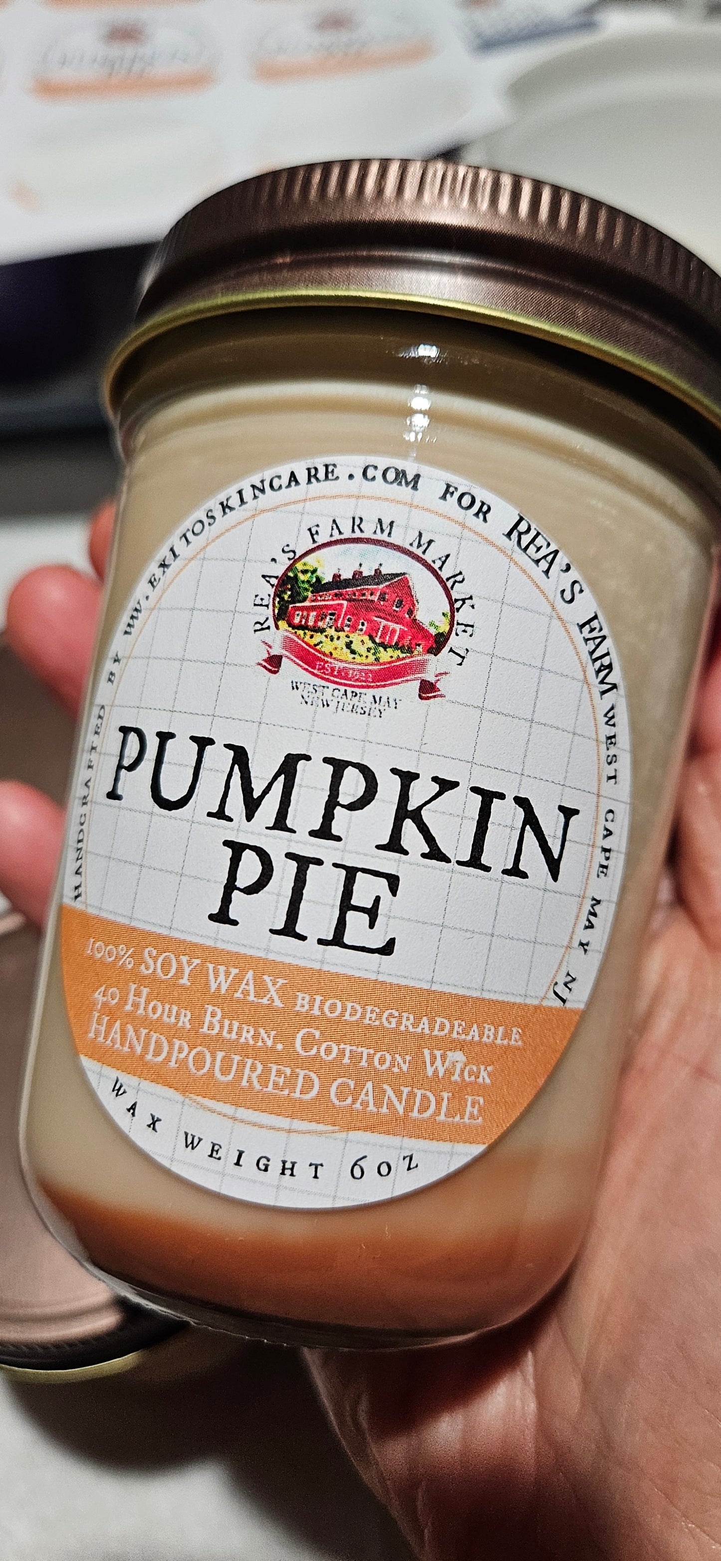 CDL: Pumpkin Pie Soy Candle 8oz
