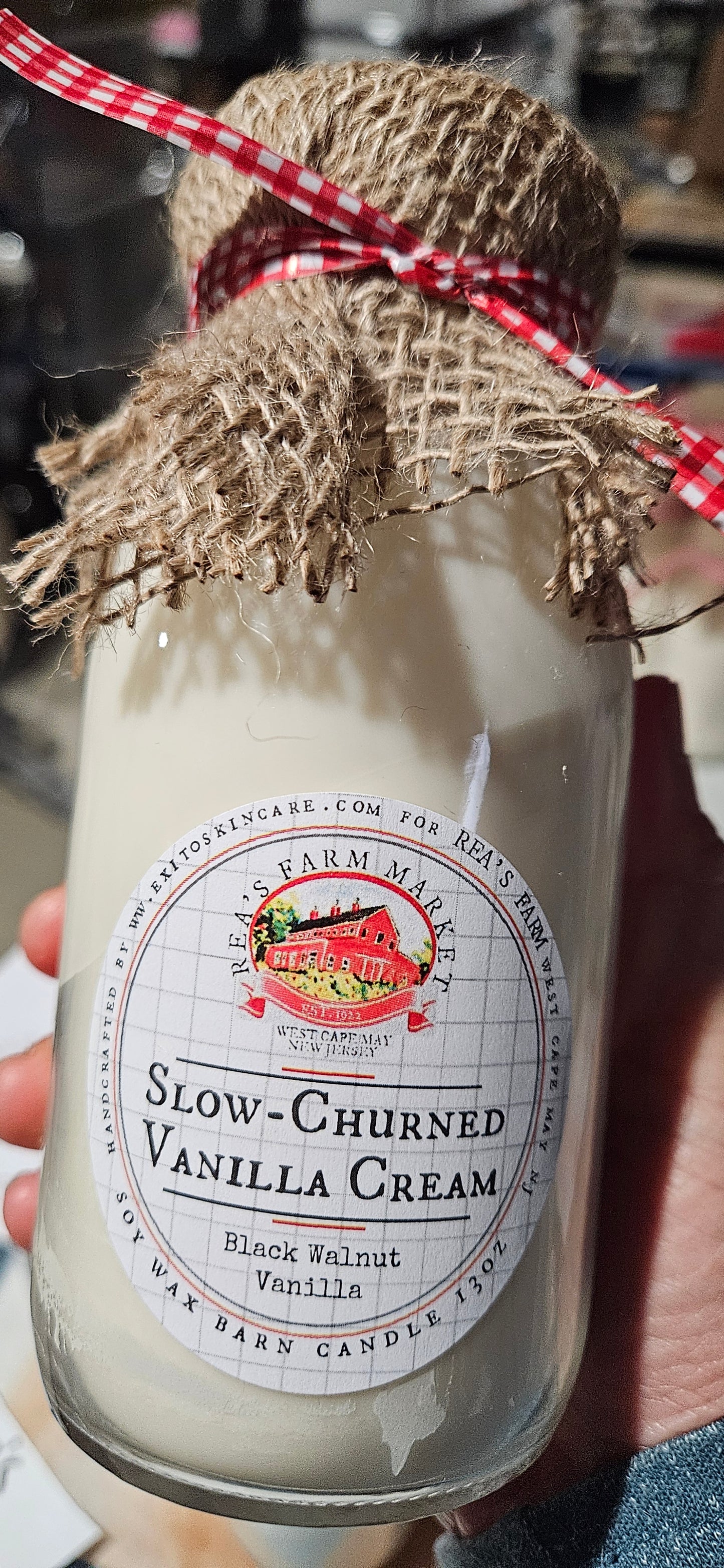 CDL:Milk Bottle Candle Slow-Churned Vanilla Cream