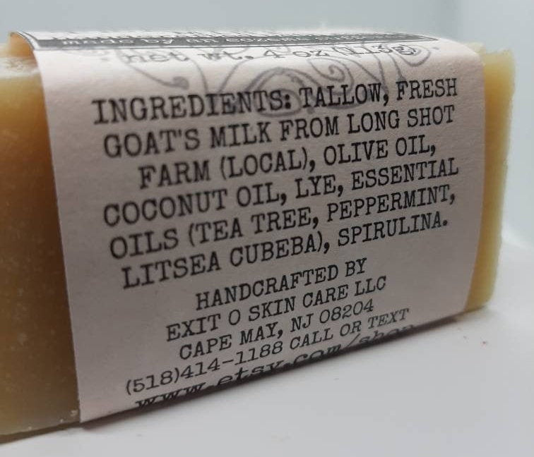 SBar: GOATS MILK Tea Tree Mint