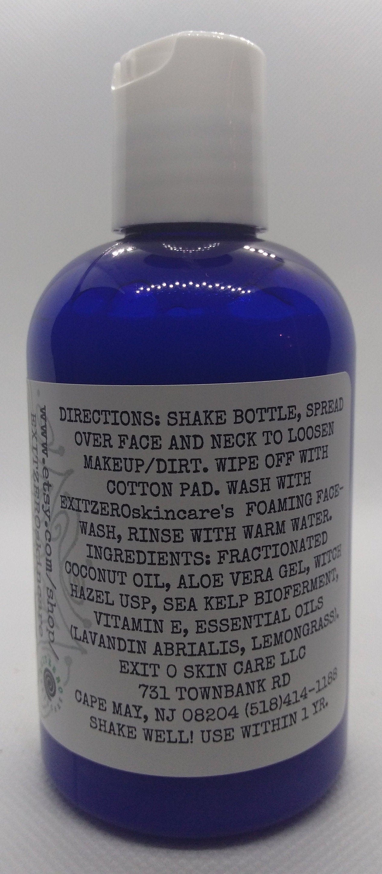 Spec: Clean Face Make Up Remover - 100% Natural Alcohol Free